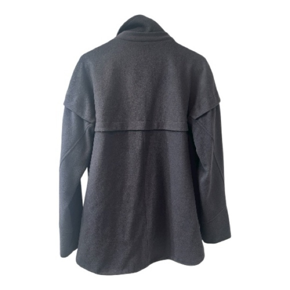 EMU Australia 100% Merino Wool charcoal Coat Jacket - Picture 2 of 4